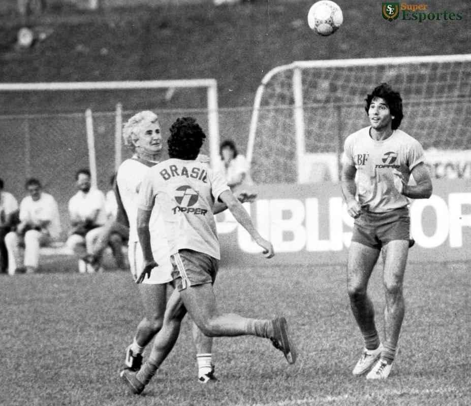 Preparao da Seleo Brasileira na Toca da Raposa I para a Copa do Mundo de 1986