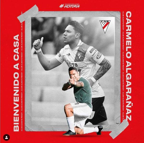 Carmelo Algarañaz, atacante (Always Ready, da Bolívia)
