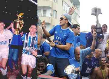 Títulos do Campeonato Mineiro, da Copa do Brasil e do Campeonato Brasileiro de 2003 foram homenageados na nova camisa do Cruzeiro produzida pela Adidas