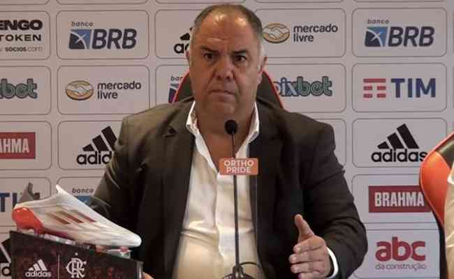 Marcos Braz, vice-presidente do Flamengo, ironizou indefinio de local da Supercopa do Brasil