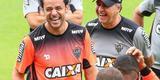 Novo atacante do Atltico participou de ltimo treino antes de clssico contra o Cruzeiro