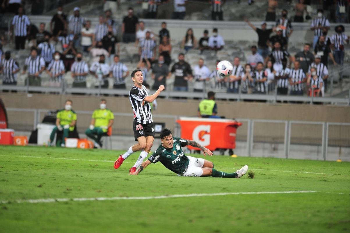 Fotos da partida de volta da semifinal da Copa Libertadores de 2021, no Mineiro, entre Atltico e Palmeiras