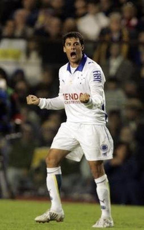 Na derrota para o Boca, em La Bombonera, Fabrcio marcou o seu