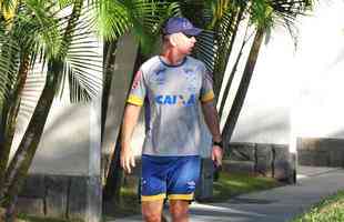 Imagens do treino do Cruzeiro nesta quarta-feira, 7 de junho, na Toca da Raposa II