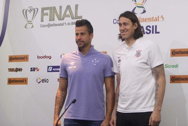 Fábio e Cássio concederam entrevista coletiva no Mineirão