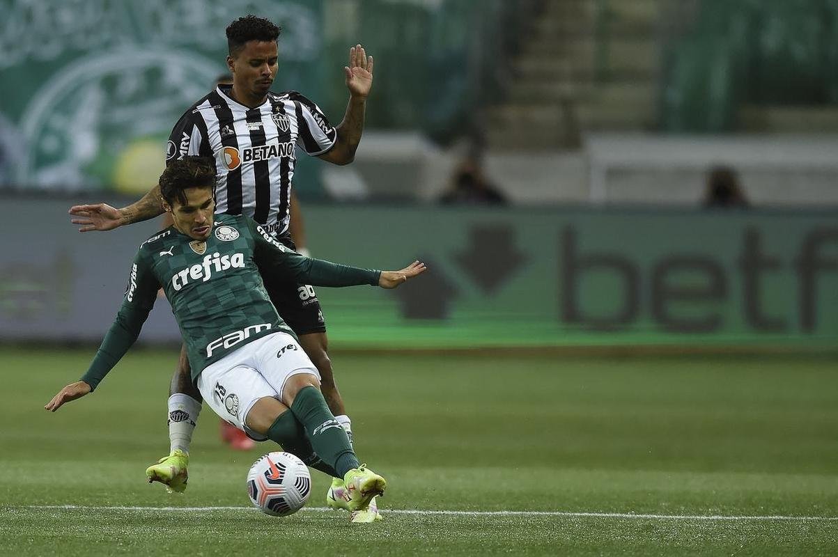 Fotos do jogo de ida da semifinal da Copa Libertadores de 2021, entre Palmeiras e Atltico, no Allianz Parque, em So Paulo