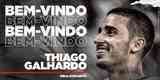 O Internacional anunciou a contratao do meia Thiago Galhardo, que estava no Cear