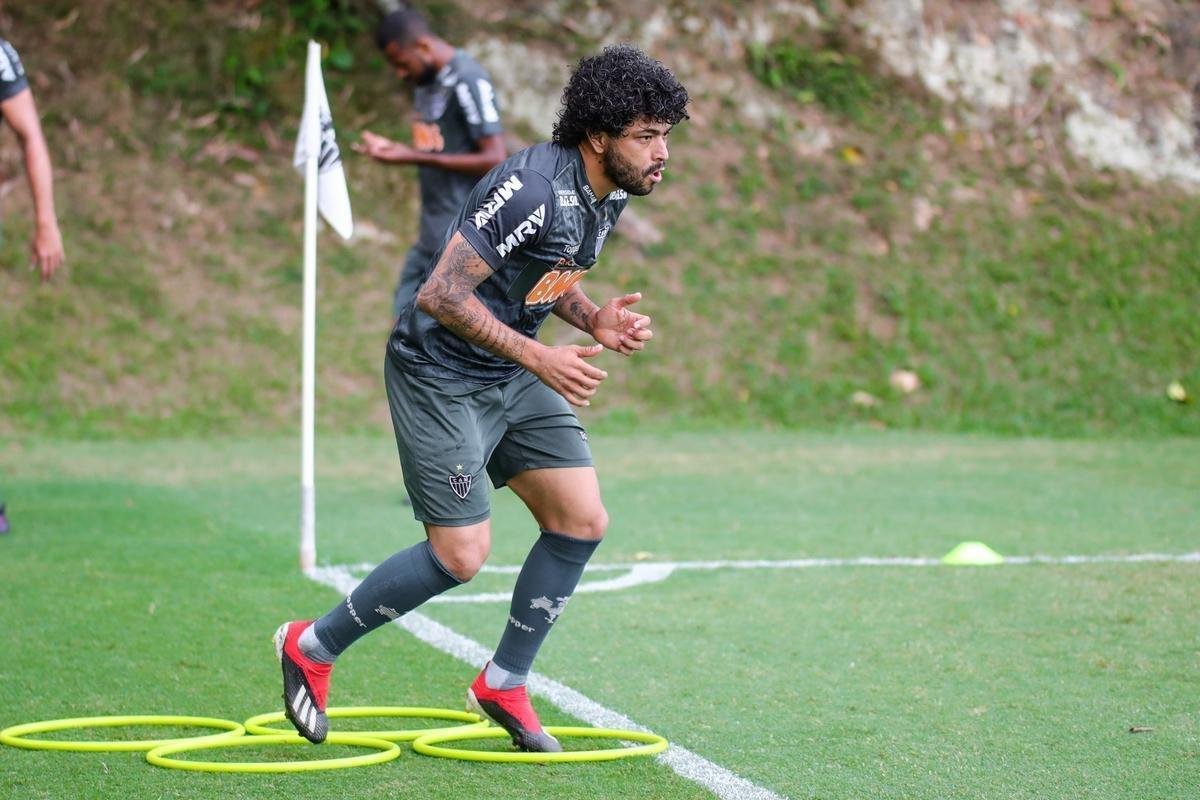 Atltico treinou nesta tera-feira, na Cidade do Galo