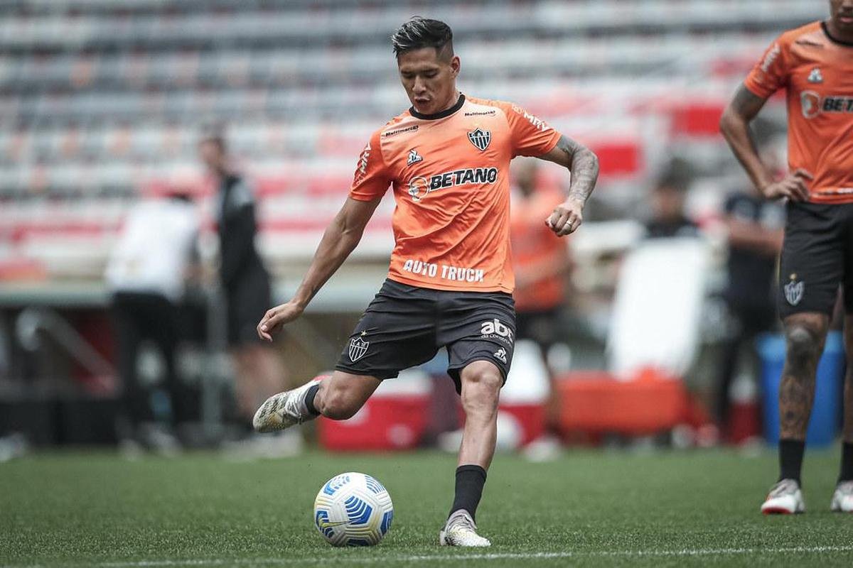 Fotos do ltimo treino do Atltico antes da deciso da Copa do Brasil