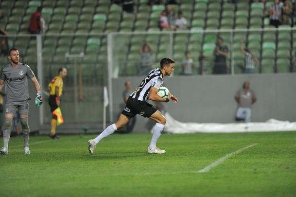 Fotos do jogo entre Atltico e Grmio