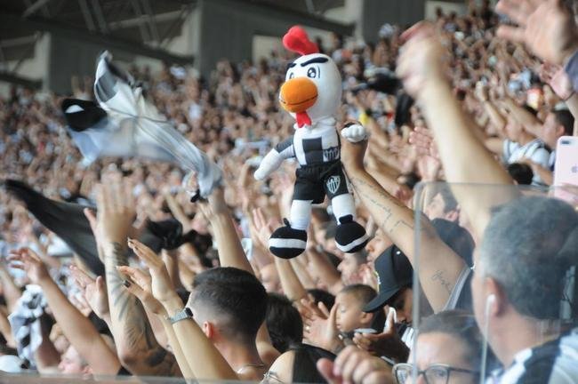 Fotos da torcida do Atltico na partida contra o Flamengo, no Mineiro, em Belo Horizonte, pela 13 rodada do Campeonato Brasileiro