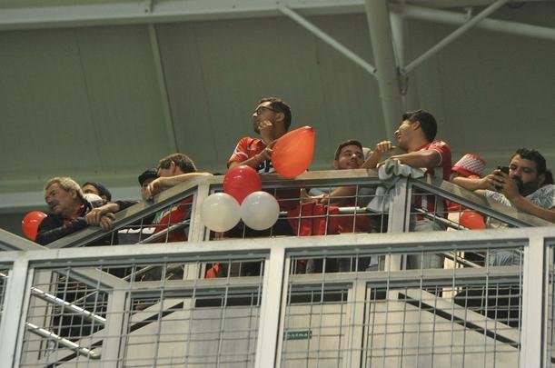 Fotos da torcida do Atltico na partida contra o Unin La Calera, do Chile, no Independncia, pela Copa Sul-Americana