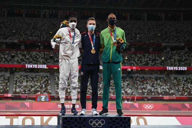 Alison dos Santos conquistou o bronze nos 400 metros com barreiras