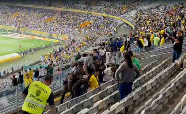 Tumulto antes do jogo final da Copa do Brasil termina em prisões