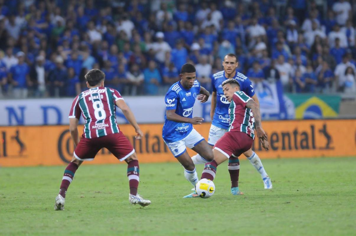 Fotos do jogo de volta das oitavas de final da Copa do Brasil, no Mineiro, entre Cruzeiro e Fluminense (Juarez Rodrigues/EM/DAPress)