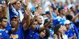 Imagens da torcida do Cruzeiro no clssico contra o Atltico, no Mineiro