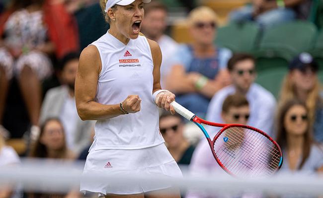 Angelique Kerber se imps na partida e conseguiu a virada 