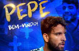 Grêmio anunciou o meio-campista Pepê