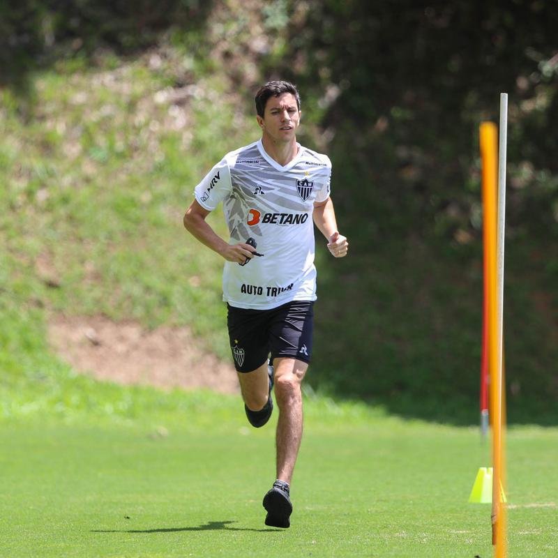 Fotos do treino do Atlético nesta quarta-feira, que contou com Nacho Fernández
