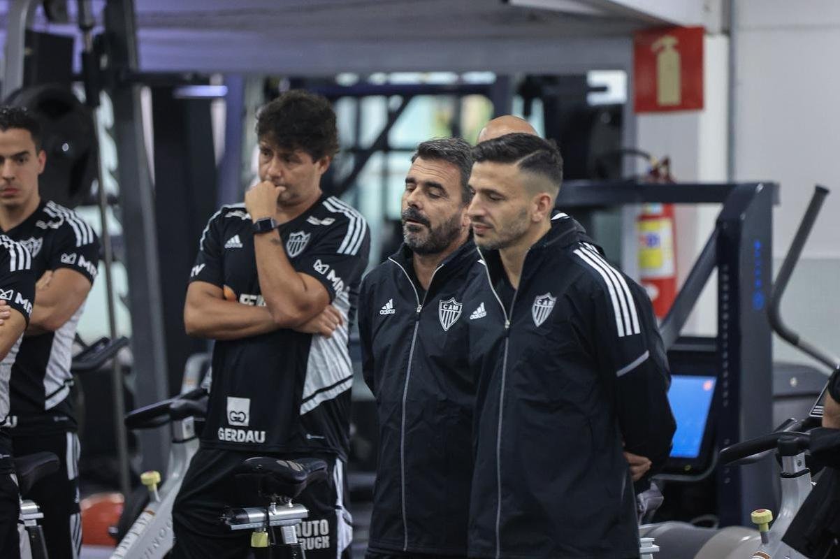 Veja fotos do primeiro dia de pr-temporada do Atltico