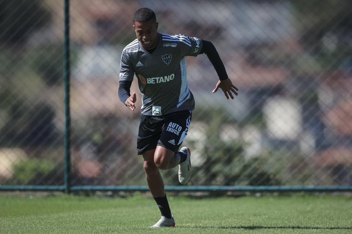 Fotos do treino do Atltico neste domingo, na Cidade do Galo