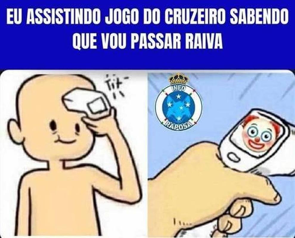O Cruzeiro perdeu por 1 a 0 para o Nutico, na partida de ida da terceira fase da Copa do Brasil, e virou meme nas redes sociais