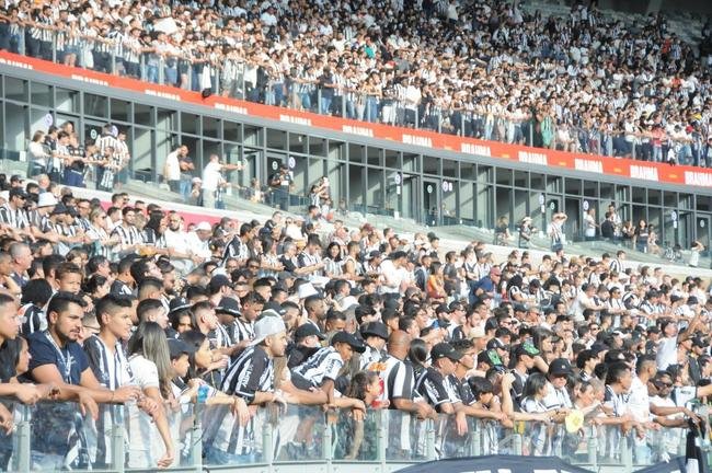 Fotos da torcida do Atltico na partida contra o Flamengo, no Mineiro, em Belo Horizonte, pela 13 rodada do Campeonato Brasileiro