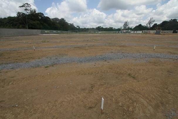 CT Ninho das Cobras j opera com um campo, o segundo segundo teve a drenagem finalizada e segue para os prximos passos da obra