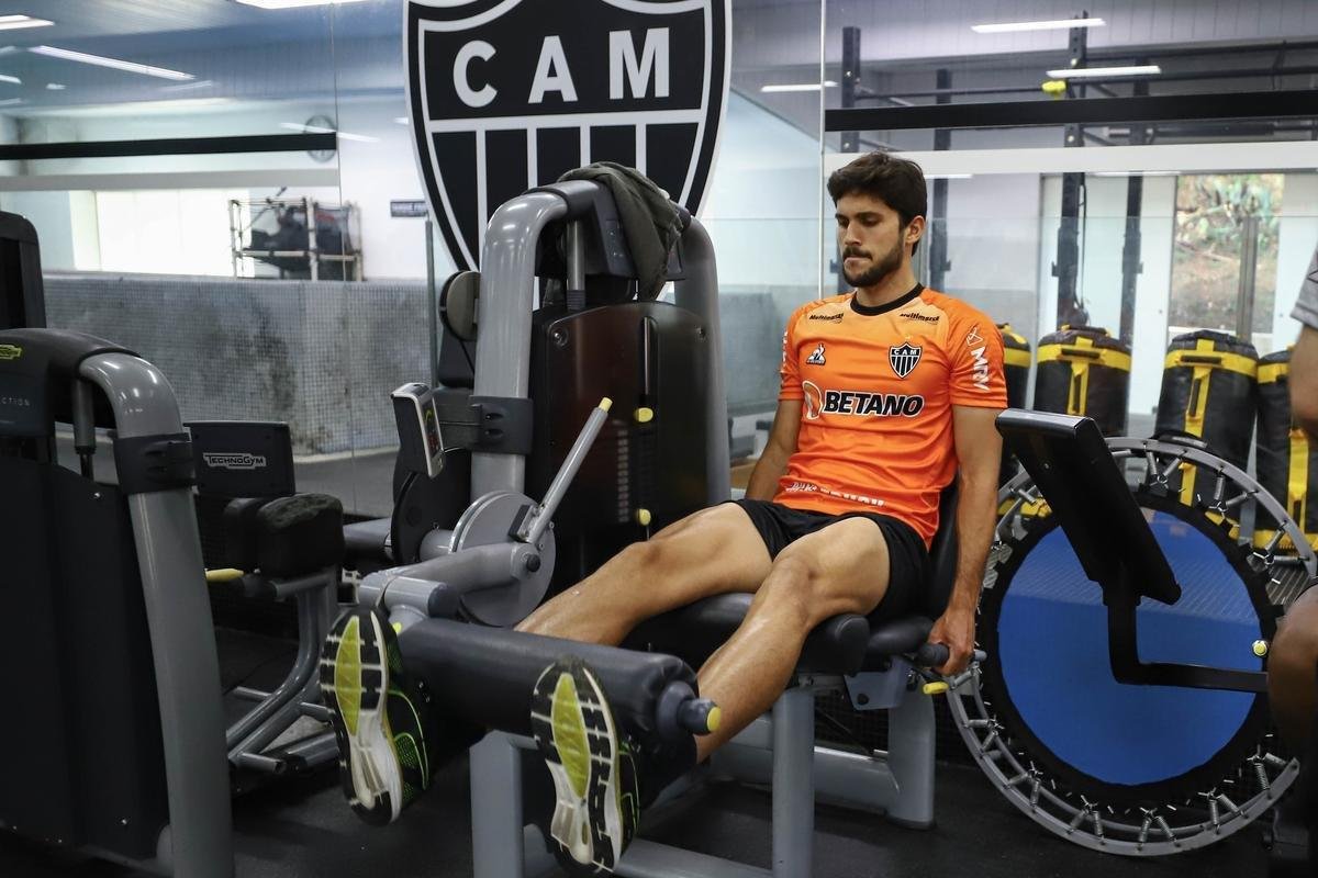 Com novo uniforme de treino, Atlético fechou nesta sexta-feira sua preparação para enfrentar o Athletic, às 19h deste sábado, no Independência, pela 11ª rodada do Campeonato Mineiro