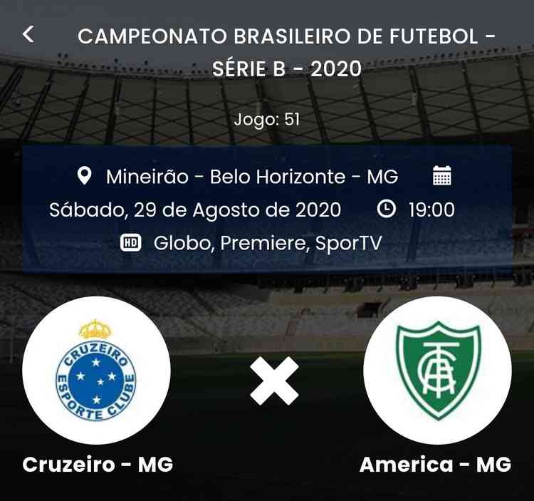Tabela Brasileirão 2020 Serie B / Cruzeiro E America Em ...