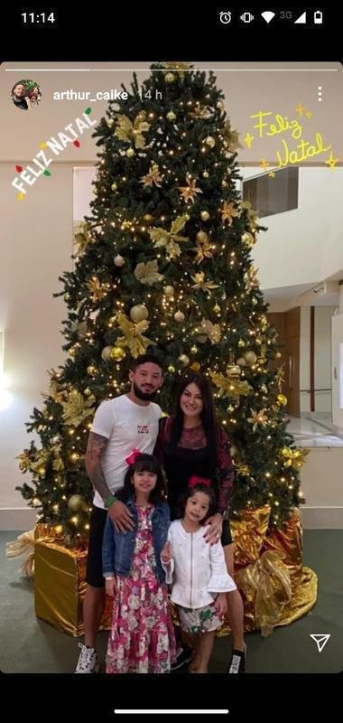 Arthur Cake e a famlia