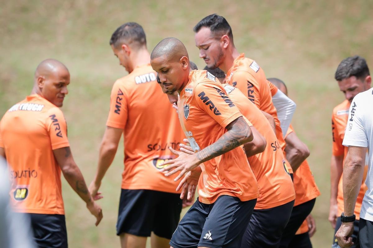 Fotos do ltimo treino do Atltico antes da estreia de Sampaoli