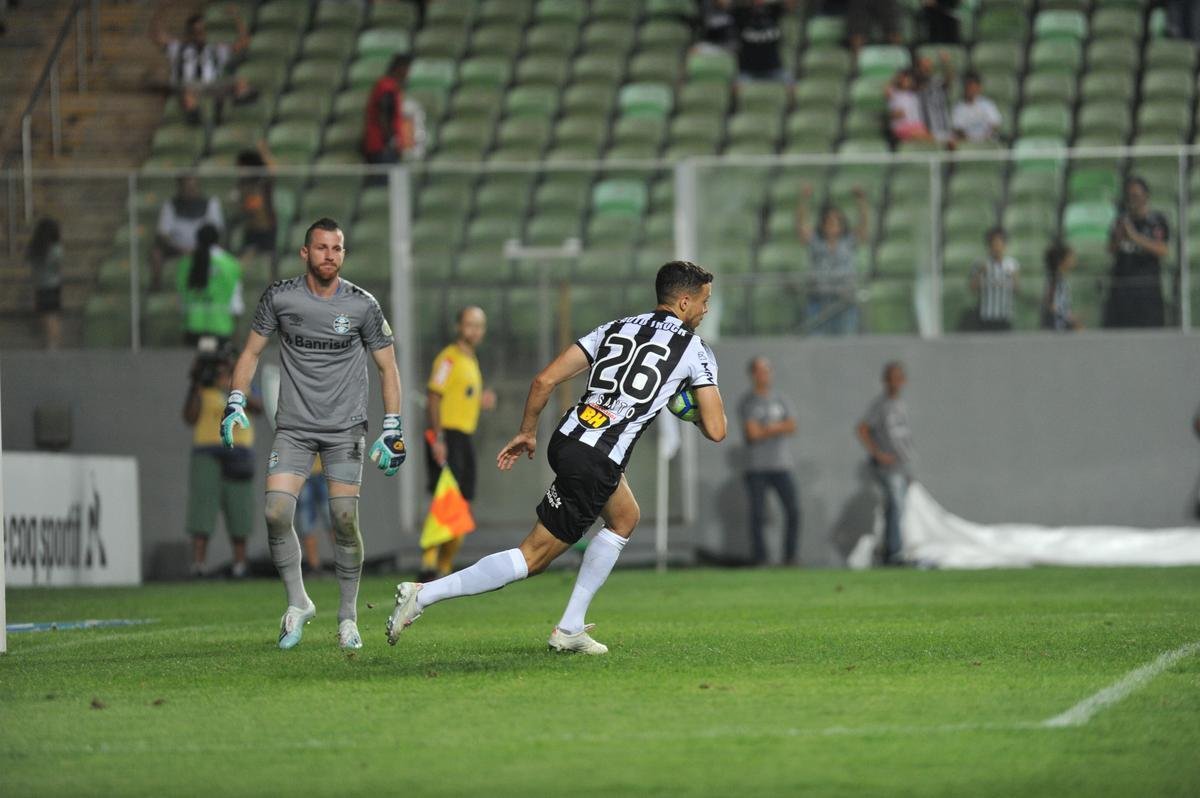 Fotos do jogo entre Atltico e Grmio