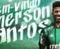 Oficializado pelo Palmeiras, Emerson Santos assina por cinco anos com o clube