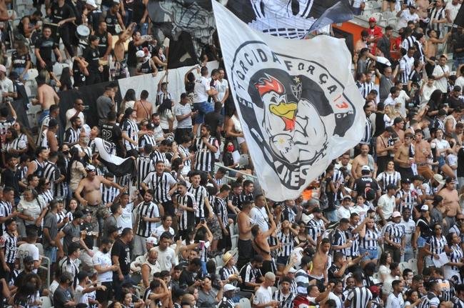 Fotos da torcida do Atltico no clssico com o Cruzeiro, no Mineiro, pela nona rodada do Mineiro de 2022