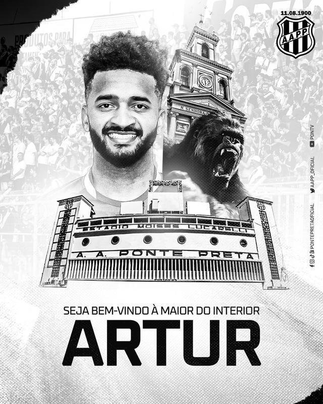 Artur (Lateral-esquerdo) - Ponte Preta
