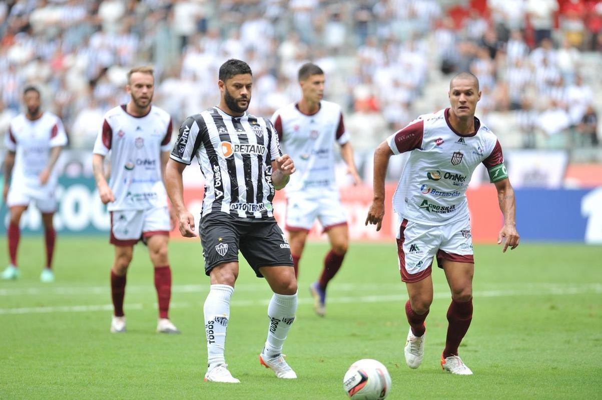 Fotos do jogo entre Atltico e Patrocinense, pelo Campeonato Mineiro