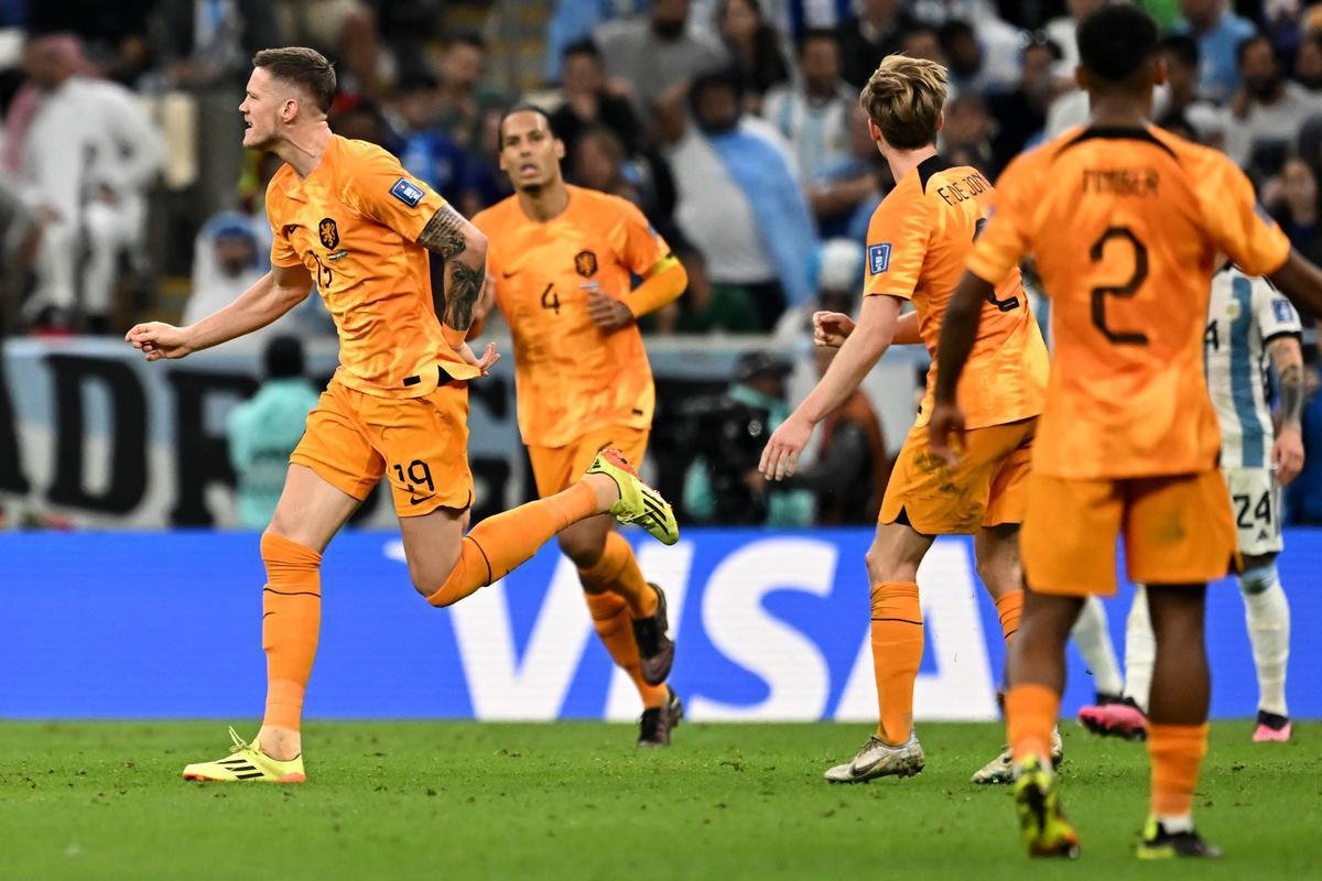 Fotos do jogo entre Holanda e Argentina, pelas quartas de final da Copa do Mundo do Catar