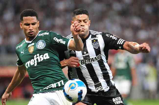Fotos do jogo de ida das quartas de final da Copa Libertadores, entre Atlético e Palmeiras, no Mineirão - foto: Alexandre Guzanshe/EM/D.A Press