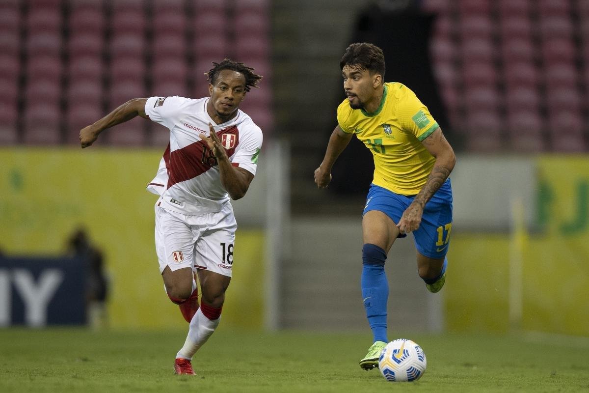Brasil e Peru se enfrentaram na Arena Pernambuco pelas Eliminatrias da Copa de 2022
