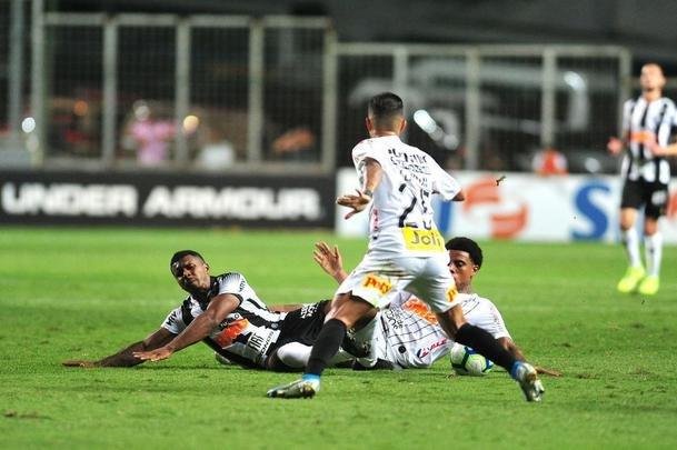 Fotos do jogo entre Atltico e Corinthians no Independncia