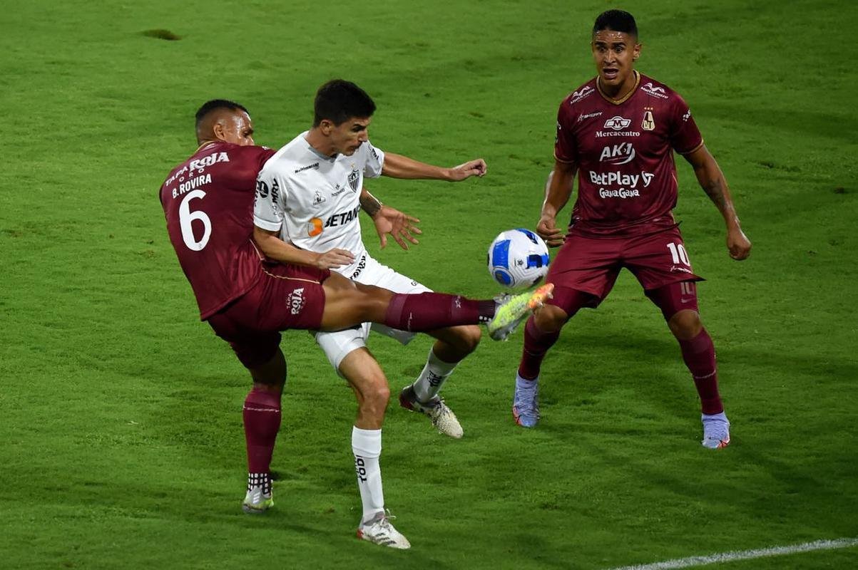 Fotos do jogo entre Tolima e Atltico, pela Copa Libertadores
