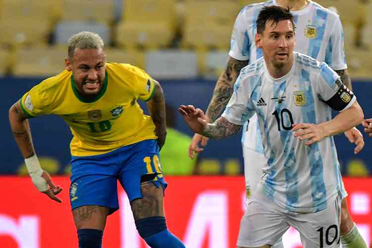 Gostaria que o Neymar ficasse até o final', diz Messi - @aredacao