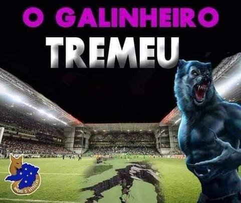 Torcedores do Cruzeiro brincaram nas redes sociais com vitria diante do Atltico, em pleno Independncia