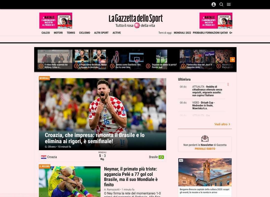La Gazzetta dello Sport, da Itlia