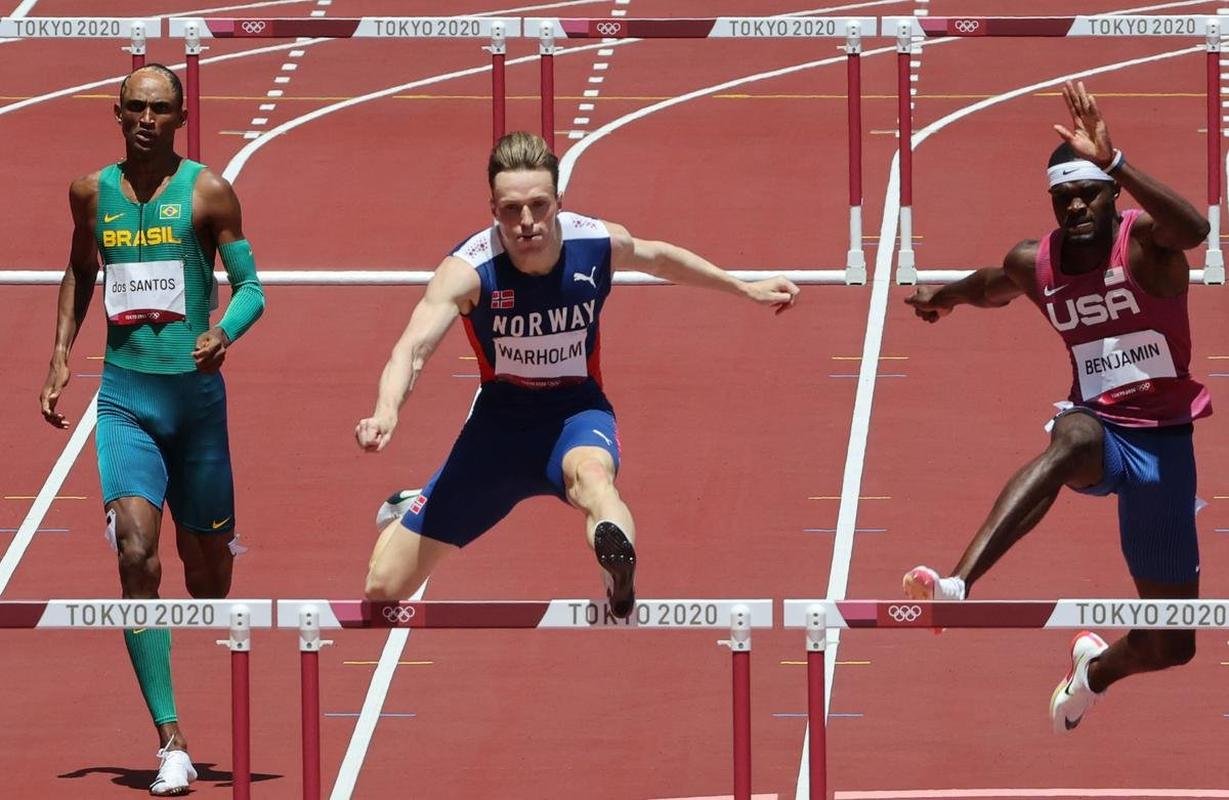 Alisson dos Santos conquistou bronze nos 400m com barreira em Tquio; veja a festa do Piu, o Malvado