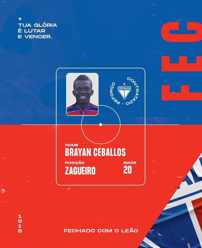 Brayan Ceballos, zagueiro (Fortaleza)