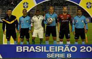 Imagens do jogo entre Amrica e Brasil de Pelotas, no interior gacho, pela Srie B do Brasileiro 