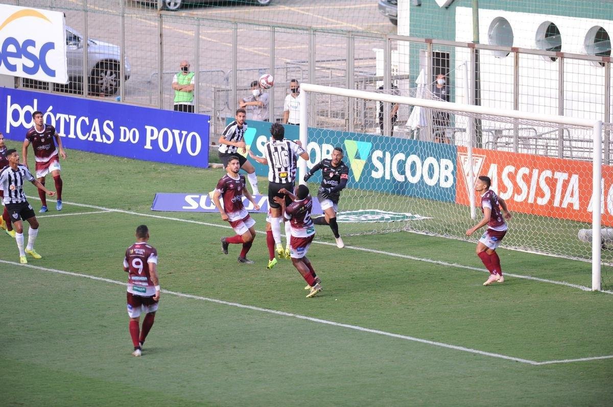 Fotos da vitria do Atltico sobre o Patrocinense, por 3 a 1, no Independncia, em Belo Horizonte, pela quarta rodada do Campeonato Mineiro. Mando foi do clube do interior, que no pde realizar a partida em Patrocnio devido ao elevado nmero de casos de COVID-19 na cidade.