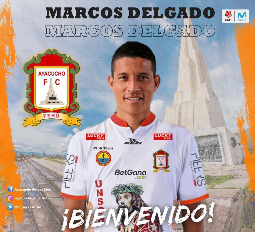 Marcos Delgado, zagueiro (Ayacucho, do Peru)